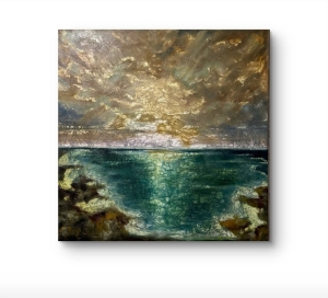 Painting Sea of memories, artist Lytka Elena Painting Sea of memories, artist Lytka Elena