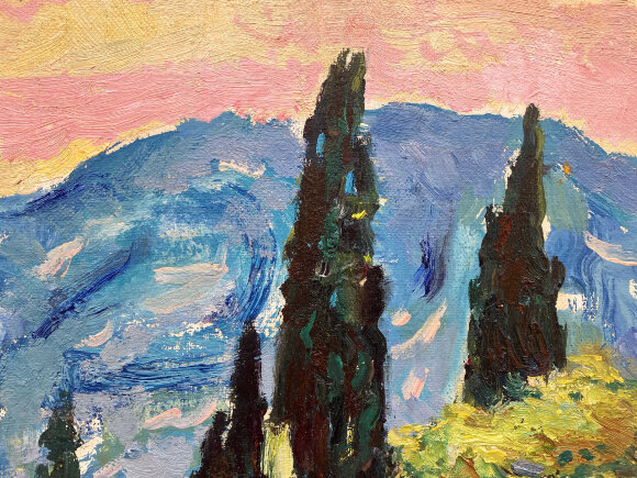 Картина Дорога в горах, художник Корсун Дмитрий Картина Дорога в горах, художник Корсун Дмитрий