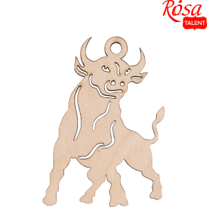 Заготовка „Бычок“ 2 фанера 7х9,5см 5шт ROSA TALENT