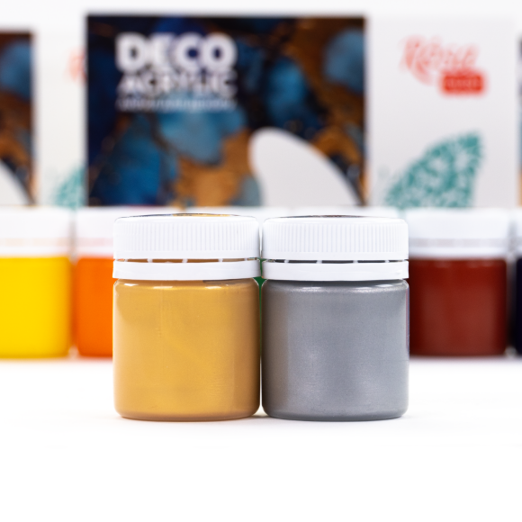 Набор акриловых красок для матовых и металлических декора 12×20 мл ROSA Talent Набор акриловых красок для матовых и металлических декора 12×20 мл ROSA Talent