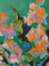 Painting Matthiola, artist Nina Lytvyn