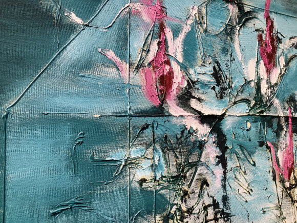 Painting Abstract composition, artist Vasyl Didyk Painting Abstract composition, artist Vasyl Didyk