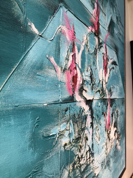 Painting Abstract composition, artist Vasyl Didyk Painting Abstract composition, artist Vasyl Didyk