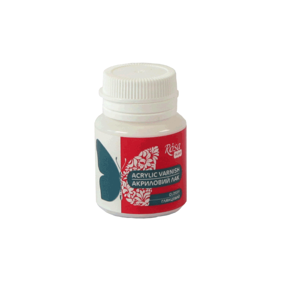 Лак акриловый для глянцевого декора 100мл ROSA TALENT Лак акриловый для глянцевого декора 100мл ROSA TALENT