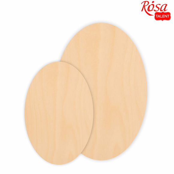 Base for firing and decorating "Oval" plywood 2 pcs. ROSA TALENT