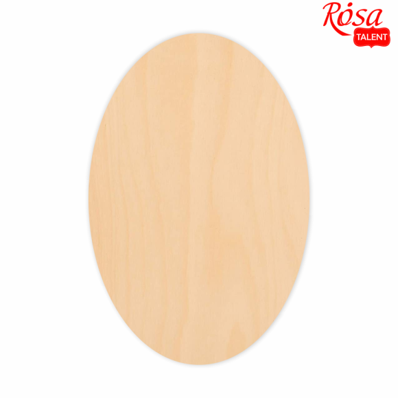 Base for firing and decorating "Oval" plywood 2 pcs. ROSA TALENT