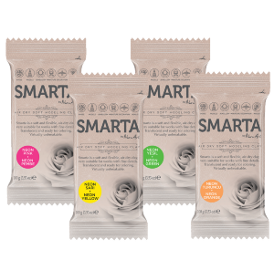 Пластика самозастывающая Неоновая 100 г Smarta