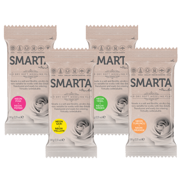 Пластика самозастывающая Неоновая 100 г Smarta Пластика самозастывающая Неоновая 100 г Smarta