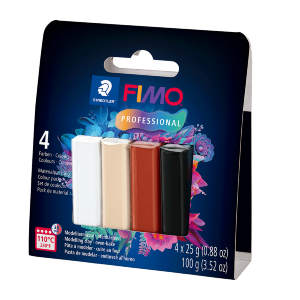 Набор пластики Professional Natural colours 4х25г Fimo