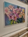 Painting Peonies 3, artist Nina Lytvyn
