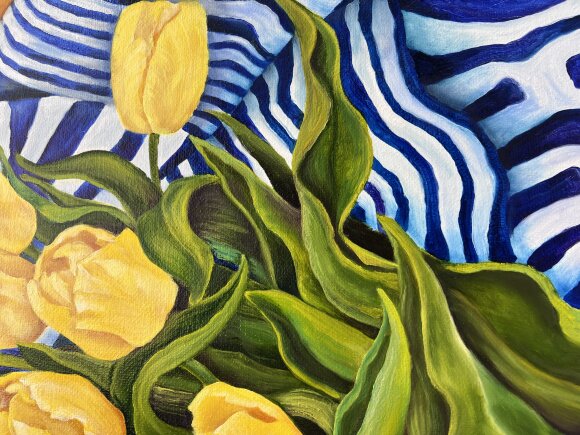 Painting Spring, artist Medyanik Anna Painting Spring, artist Medyanik Anna