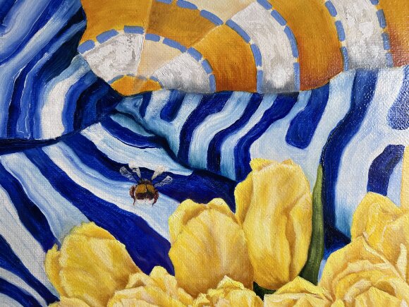 Painting Spring, artist Medyanik Anna Painting Spring, artist Medyanik Anna
