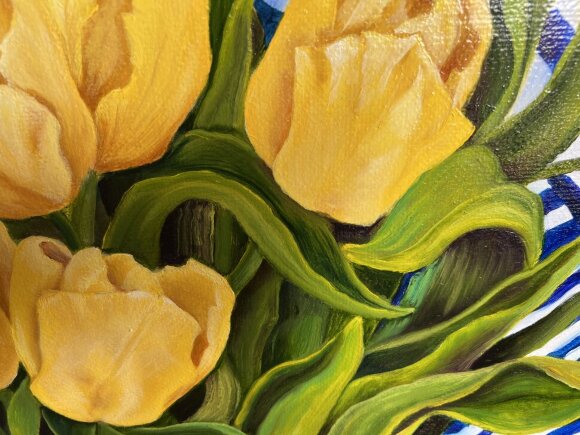 Painting Spring, artist Medyanik Anna Painting Spring, artist Medyanik Anna