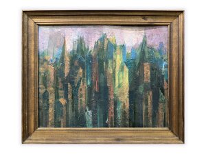 Painting Memory of the old city, artist Volodymyr Pavlyshyn  Painting Memory of the old city, artist Volodymyr Pavlyshyn