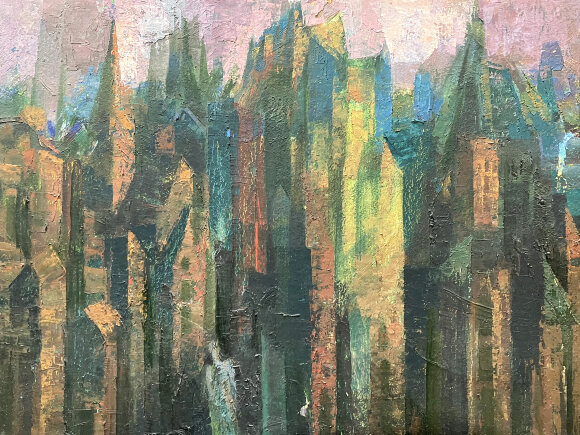 Painting Memory of the old city, artist Volodymyr Pavlyshyn  Painting Memory of the old city, artist Volodymyr Pavlyshyn