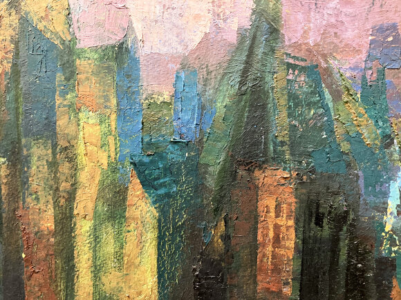 Painting Memory of the old city, artist Volodymyr Pavlyshyn  Painting Memory of the old city, artist Volodymyr Pavlyshyn