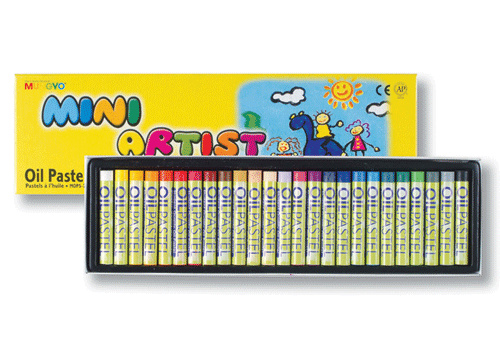 Пастель масляная MINI MOPS-25 25цв Mungyo