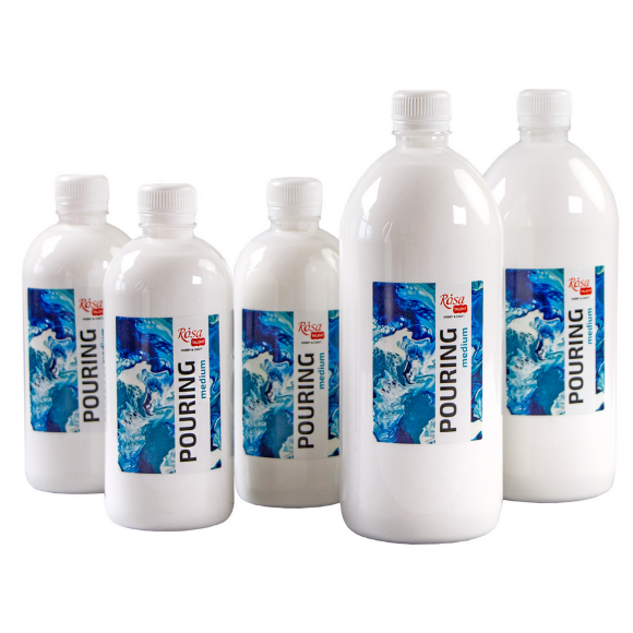 Медиум Pouring для акриловой краски 500мл ROSA TALENT Медиум Pouring для акриловой краски 500мл ROSA TALENT