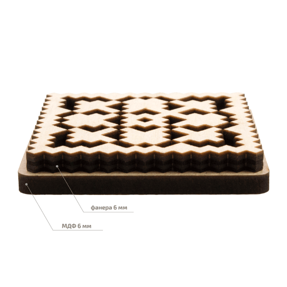 Штамп для забойки №1 серия Геометрия 7,5х7,5см ROSA TALENT Штамп для забойки №1 серия Геометрия 7,5х7,5см ROSA TALENT