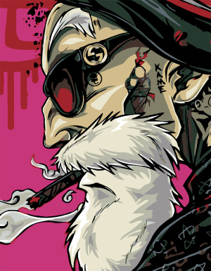 Картина по номерам „Gucci Man“ 35×45см ROSA START