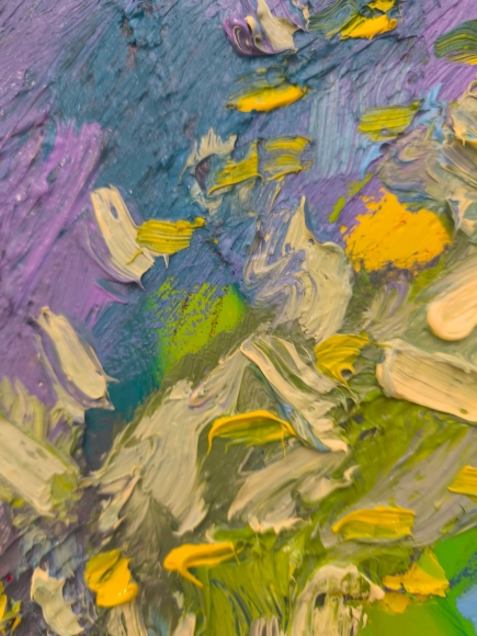 Painting Daisies 6, artist Nina Lytvyn