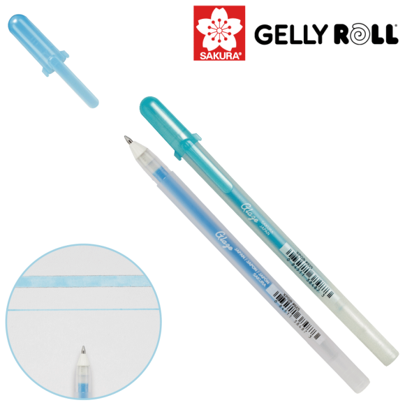 Ручка гелева GLAZE 3D-ROLLER Помаранчевий Sakura