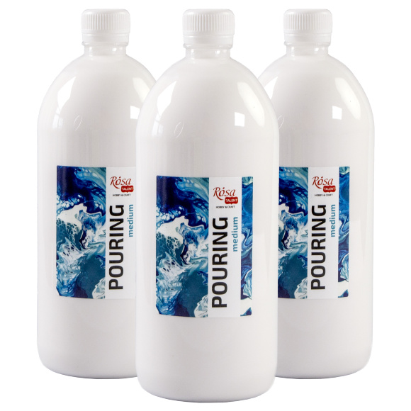 Медиум Pouring для акриловых красок 1000мл ROSA TALENT Медиум Pouring для акриловых красок 1000мл ROSA TALENT