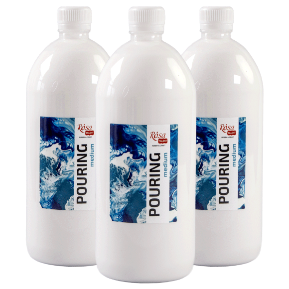 Медиум Pouring для акриловых красок 1000мл ROSA TALENT Медиум Pouring для акриловых красок 1000мл ROSA TALENT