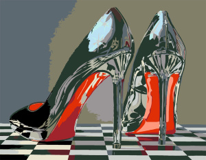 Картина по номерам „Туфли“ 35×45см ROSA START