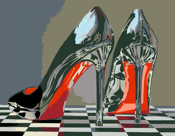 Картина по номерам „Туфли“ 35×45см ROSA START