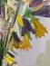 Painting Campanula and Dianthus, artist Nina Lytvyn