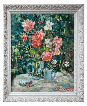 Painting Rose in the Sun, artist Tishetsky Valentin Painting Rose in the Sun, artist Tishetsky Valentin