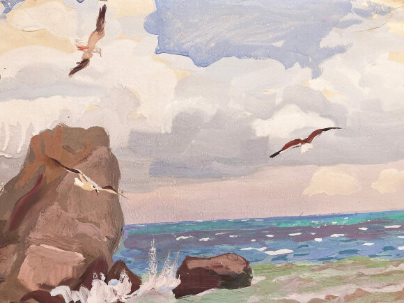 Watercolor By the Sea, artist Chervatiuk Volodymyr Watercolor By the Sea, artist Chervatiuk Volodymyr