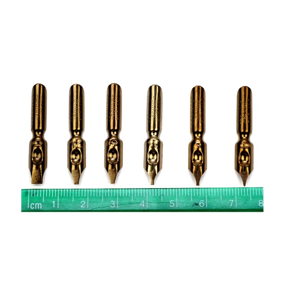 Перо бронзовое №3 (набор 6шт) Manuscript Перо бронзовое №3 (набор 6шт) Manuscript