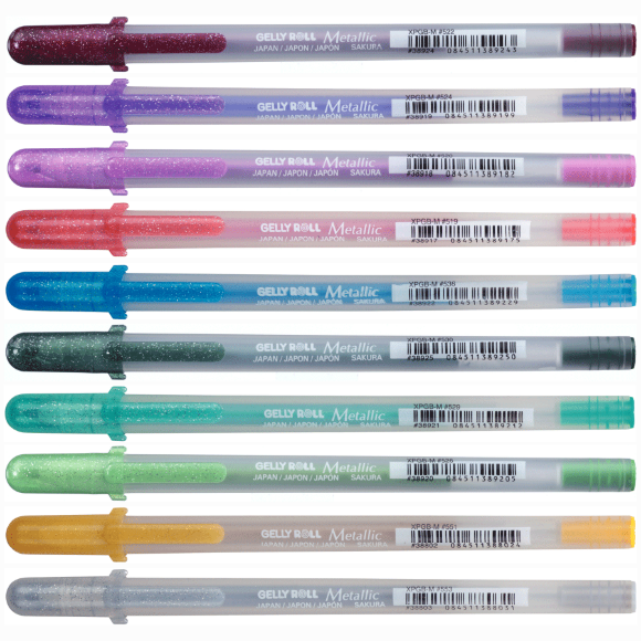 Ручка гелевая METALLIC Сепия Sakura Ручка гелевая METALLIC Сепия Sakura