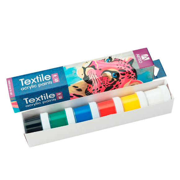 Набор акриловых красок для росписи Animals 6×10мл Arteo