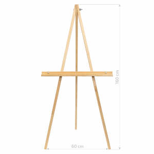 Мольберт – тренога сосна 60×75×160см мак высота полотна 150см В УПАКОВКЕ ROSA Studio