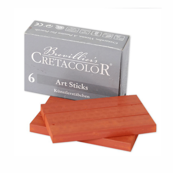 Палочки Сангина жирная 7x14мм 6шт Cretacolor