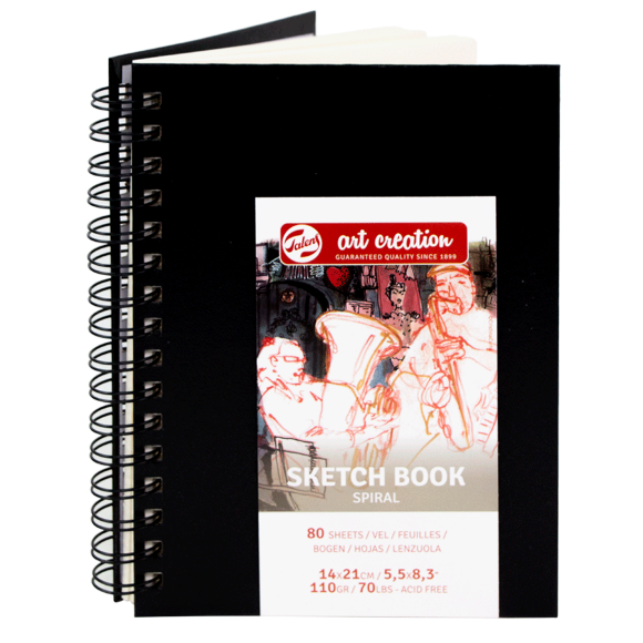 Блокнот на спирали Talens Art Creation 15х15см 110г/м2 80л Royal Talens
