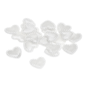 Набор пластиковых сердец Белый 1,2см 48шт Knorr Prandell