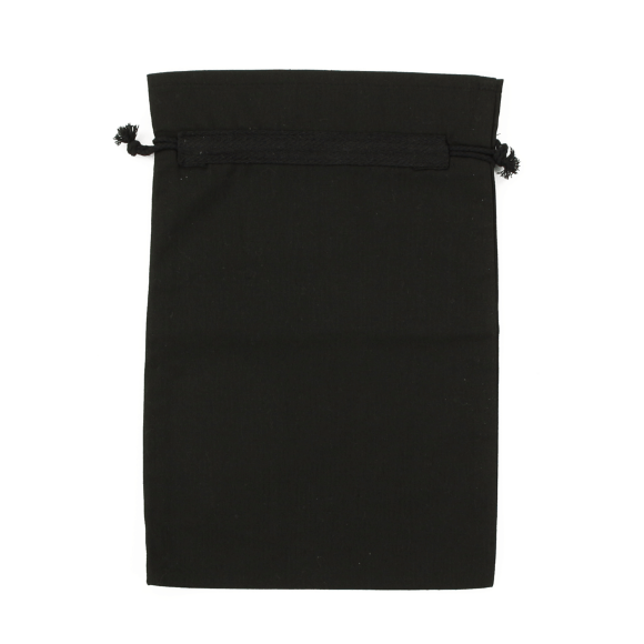 Мешочек из хлопка 20х30см черный хлопок 135 г/м2 ROSA Talent