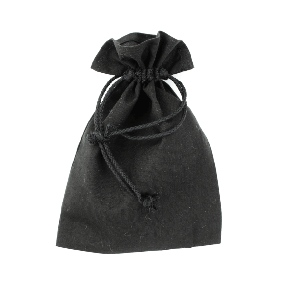 Мешочек из хлопка 20х30см черный хлопок 135 г/м2 ROSA Talent