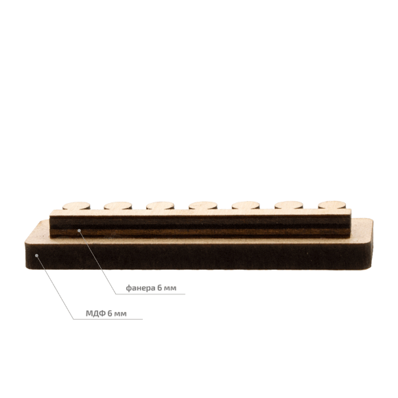 Штамп для забойки №8 серия Геометрия 7х1,2см ROSA TALENT Штамп для забойки №8 серия Геометрия 7х1,2см ROSA TALENT