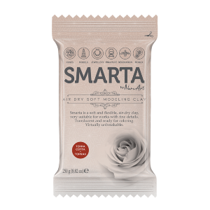 Пластика самозастывающая Терракотовая 250 г Smarta