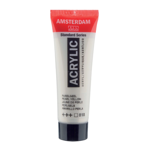 Краска акриловая AMSTERDAM (817) Белая перламутровая 20мл Royal Talens