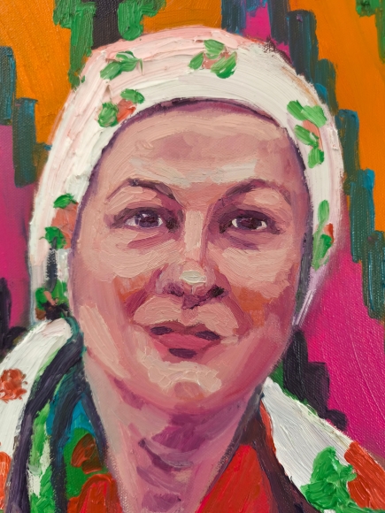Painting Housewife, artist Nina Lytvyn
