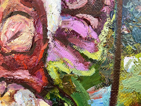 Картина Пионы, художник Русина Наталья Картина Пионы, художник Русина Наталья