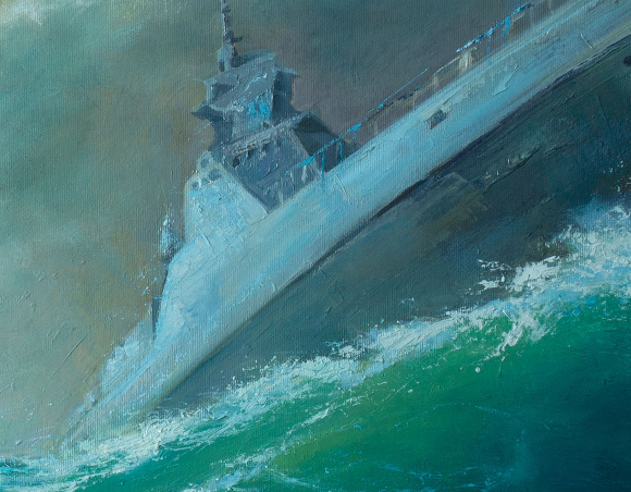 Painting Confrontation 2, artist Kolomiyets Ruslan