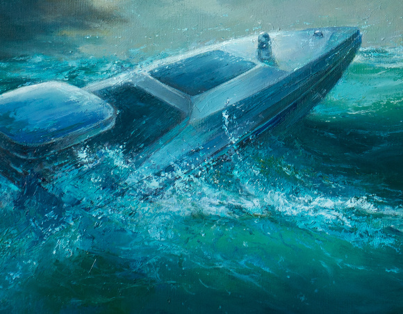 Painting Confrontation 2, artist Kolomiyets Ruslan