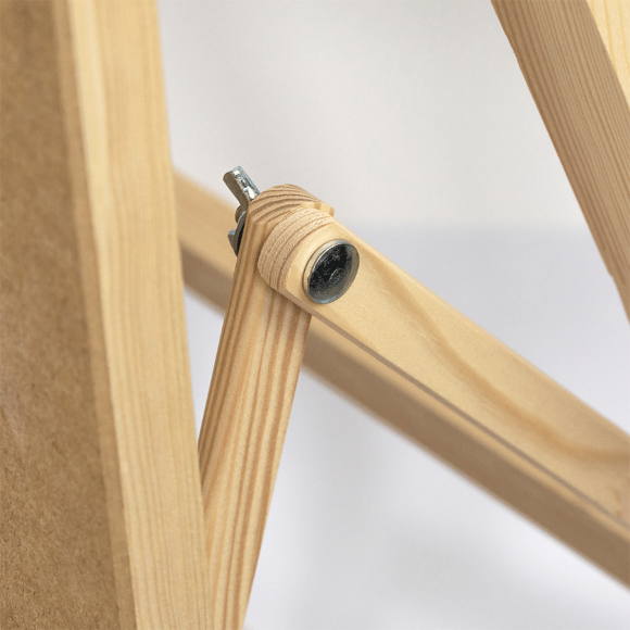 Мольберт стационарный Хлопушка односторонняя сосна 60×85×115см мак высота полотна 53см В УПАКОВКЕ ROSA Studio